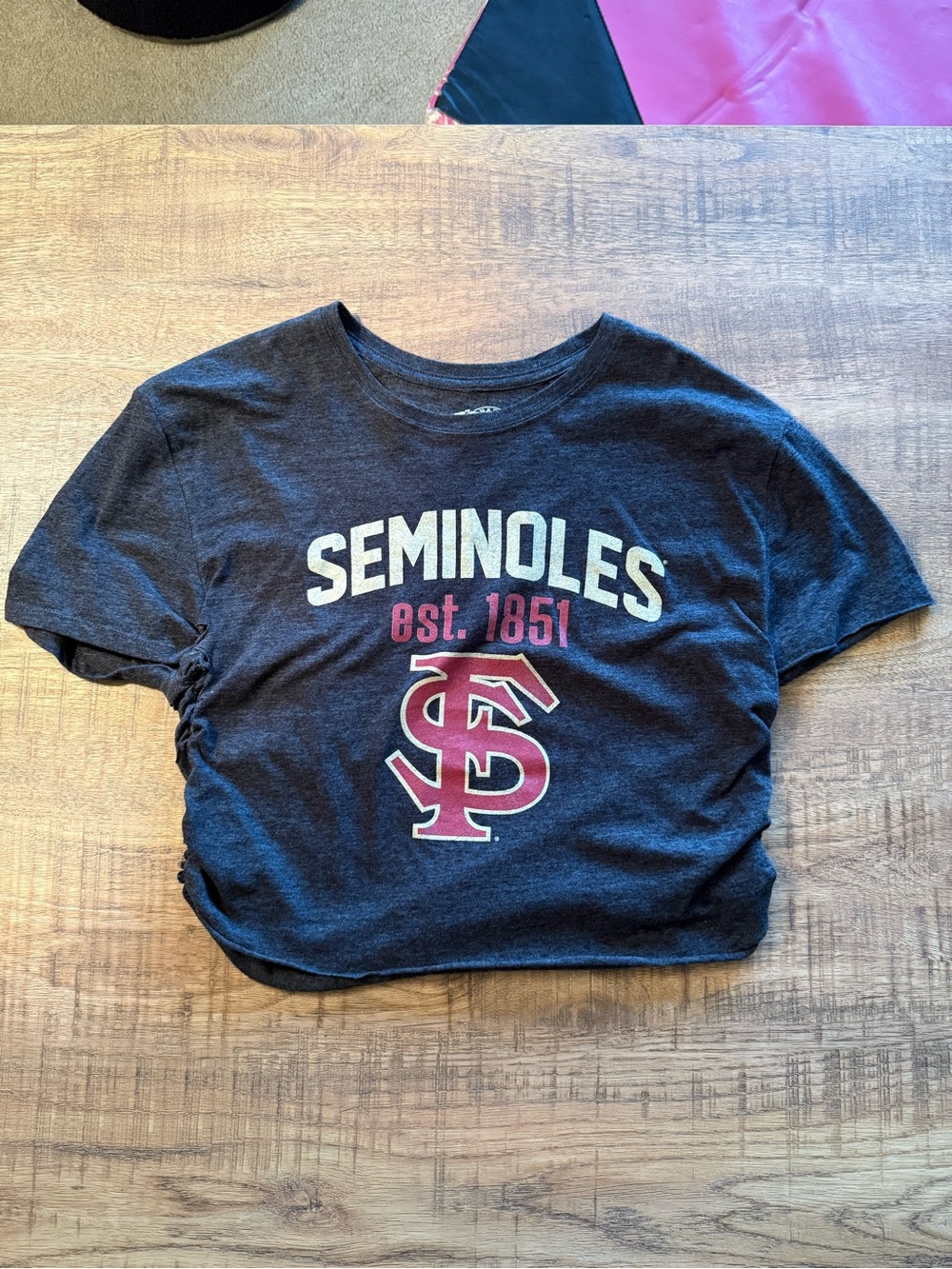 FSU cropped and tied tshirt